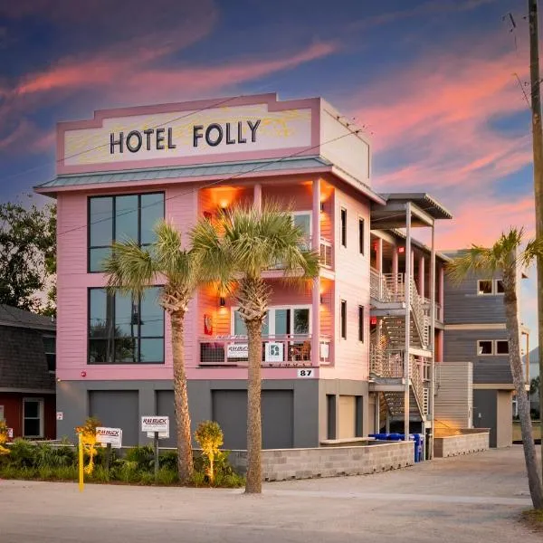 Hotel Folly with Marsh and Sunset Views, hotel v destinaci Folly Beach