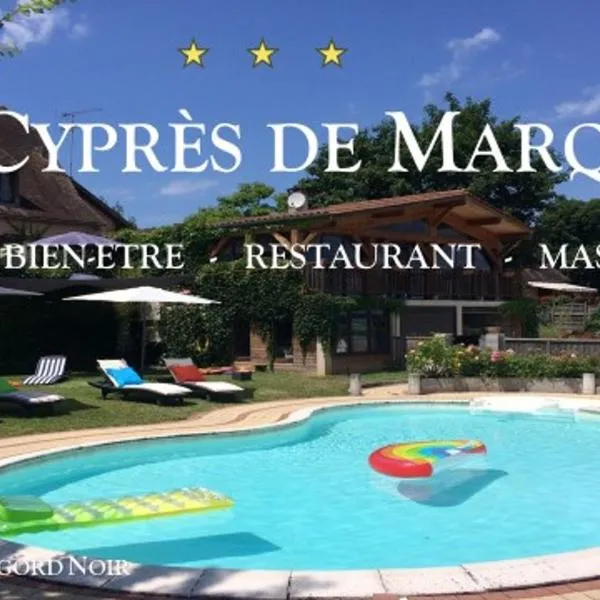 Hôtel Bien-Être Aux Cyprès de Marquay，位于马尔凯的酒店