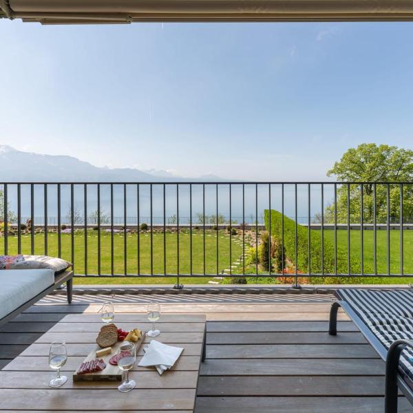 Les Terrasses de Lavaux 1 - Appartement de luxe avec vue panoramique et piscine