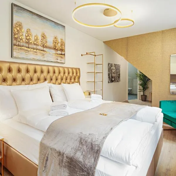 VISIMO Apartments Mühlensteg St Gallen - Elegant Quiet Central、ザンクト・ガレンのホテル