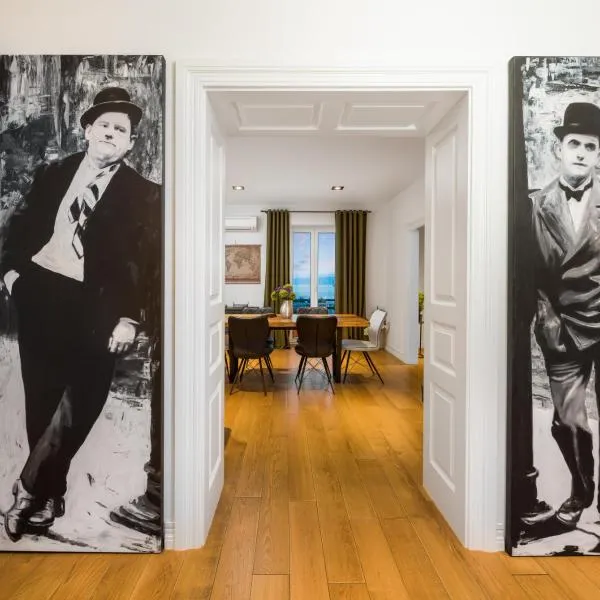 Charlie Chaplin, hotel ve Splitu