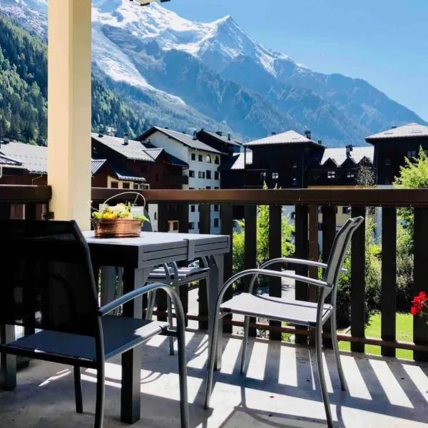 Mont Blanc 25, vue Mont blanc, balcon, parking, hotel v destinaci Chamonix-Mont-Blanc