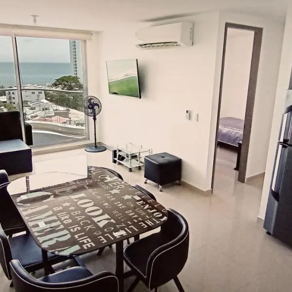 Rodadero - Hermoso Apartamento con vista al Mar, Piscina y Playa Aragoa - Santa Marta, hotel en Gaira