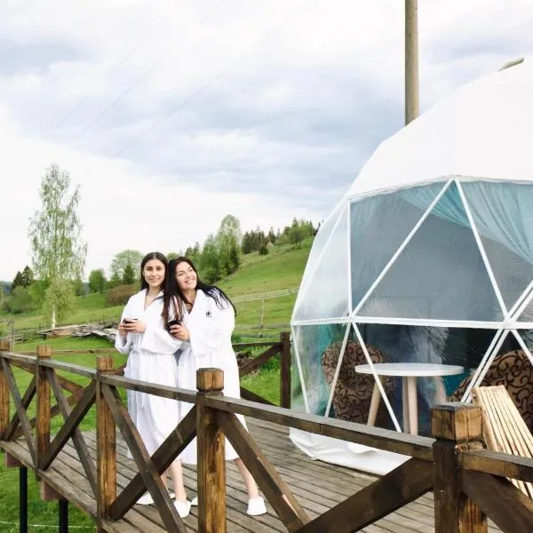 Глемпінг Хатинка на полонині, hotell sihtkohas Krivopolʼye