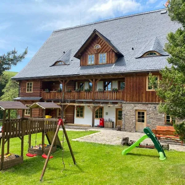 Samota u Hadince, hotel em Bartošovice v Orlických Horách