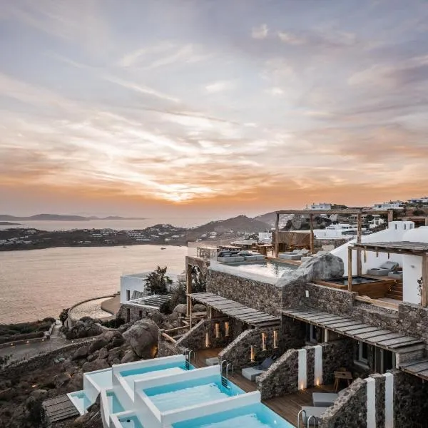 Alissachni Mykonos, hôtel à Psarrou