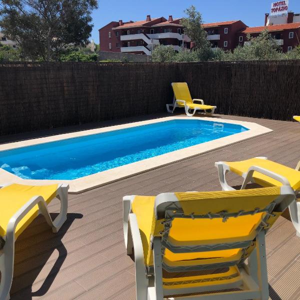 3 bedrooms house at Albufeira 900 m away from the beach with city view private pool and furnished terrace