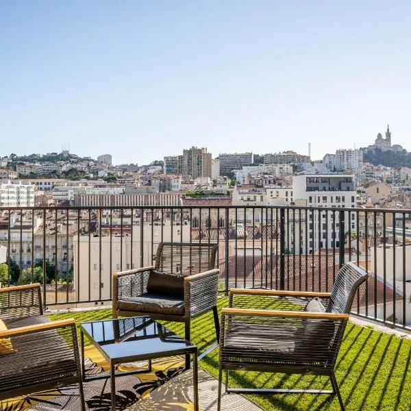 Marseille: Superbe vue sur Notre-Dame de la Garde, hôtel à Marseille