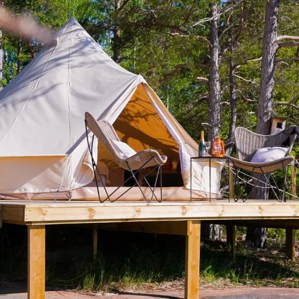 Snäckö Canvas Hotell & Kajak, hotelli Getassa