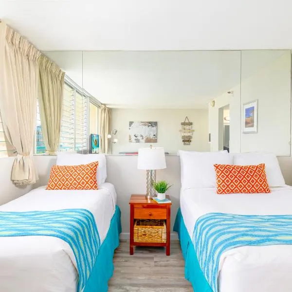 Cozy Waikiki Studio at Aqua Aloha Surf、ホノルルのホテル