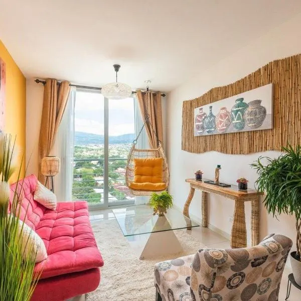 Boho Chic, Apart- condo cerca de SJO Intl airport, hotel in Barrial
