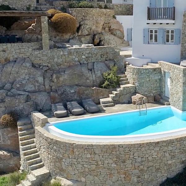 Villa Azurite with heated pool by Diles Villas