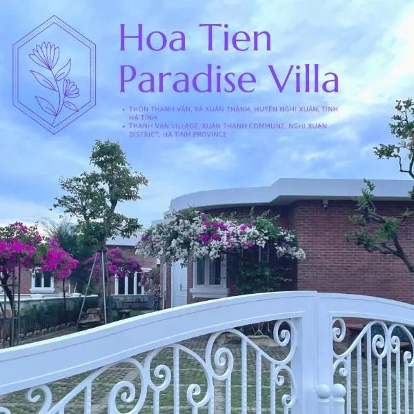 Hoa Tien Paradise Villa, hotel in Hà Tĩnh