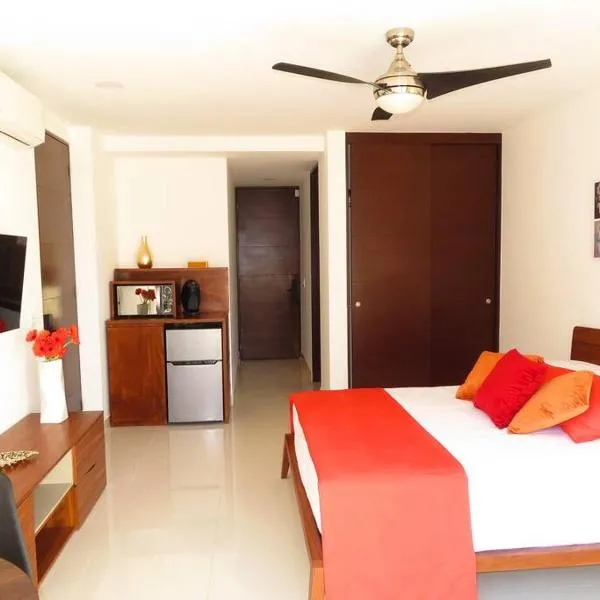 Beautiful room well located in the hotel zone of Cancun, hotell i Cancún