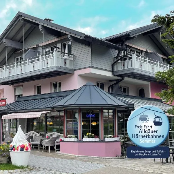 Vintage Hotel Charivari- Sommer Hörnerbahnen kostenlos mit Restaurant，位于博尔斯特尔朗的酒店