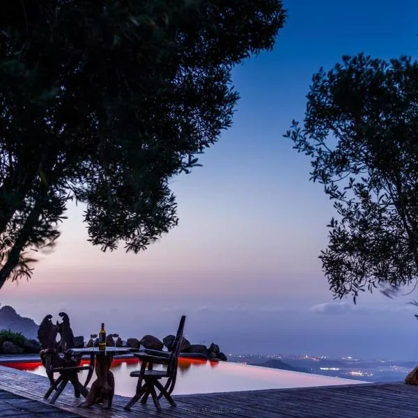 Historic Canarian House, Private Heated Infinity Pool, BBQ, WIFI + Panoramic Ocean Views, Hotel in Arona