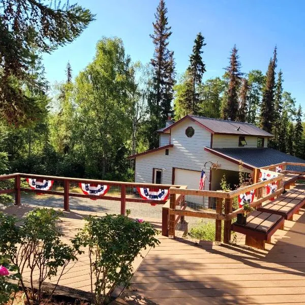 Soldotna Alaska 1 bedroom Split Level Guesthouse, отель в городе Солдотна