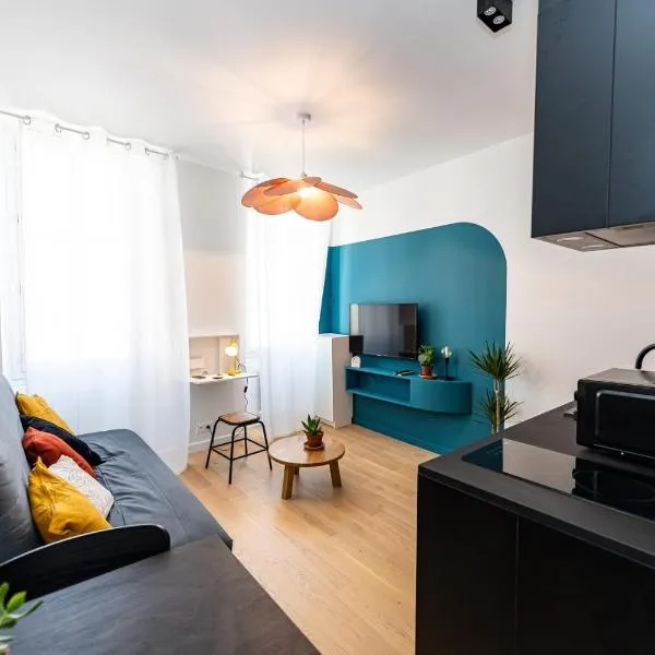 Noa : Joli studio cosy avec chambre, hotel i Marseille