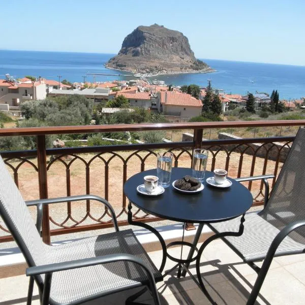 Villa Cazala, hotell Monemvasiás