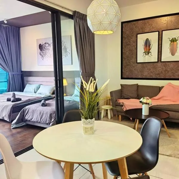 Almas Suites Youtube Netflix 100mbps By STAY, hotell Nusajayas