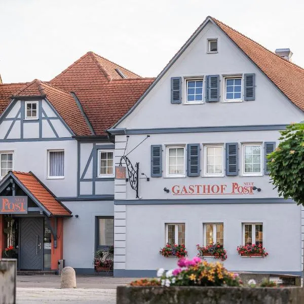 Hotel-Gasthof Neue Post، فندق في Leutershausen