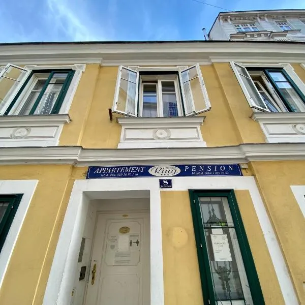 Appartement Pension 700m zum Ring, hotel ve Vídni