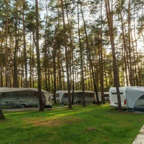 Urlaub im Wohnwagen mitten im Wald, hotel v destinaci Lütow