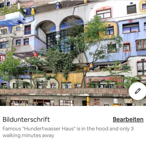 Klimatisiertes, Ruhiges Dachgeschoß CityApartment im Zentrum Wiens、ウィーンのホテル
