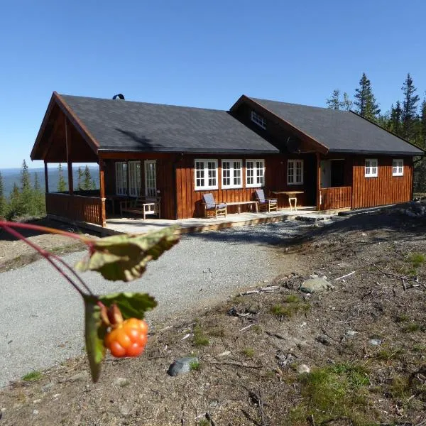 Ny hytte i flott turterreng, hotel in Nore