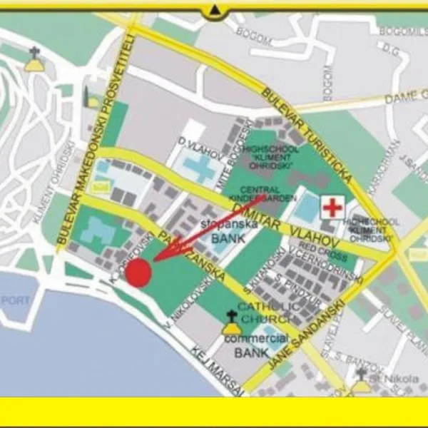 Apartment NAUM M, hotel em Ohrid