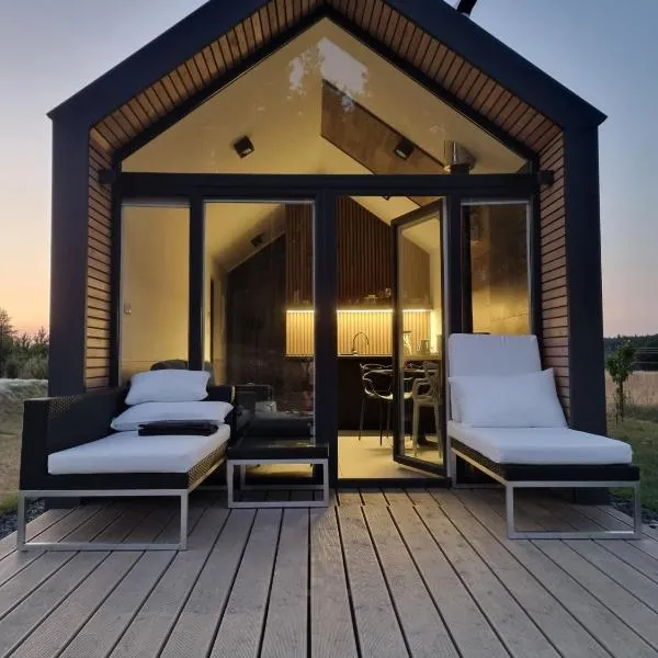 BOSKO domki z sauną i balią w Sulminie obok Gdańska, hotel en Sulmin