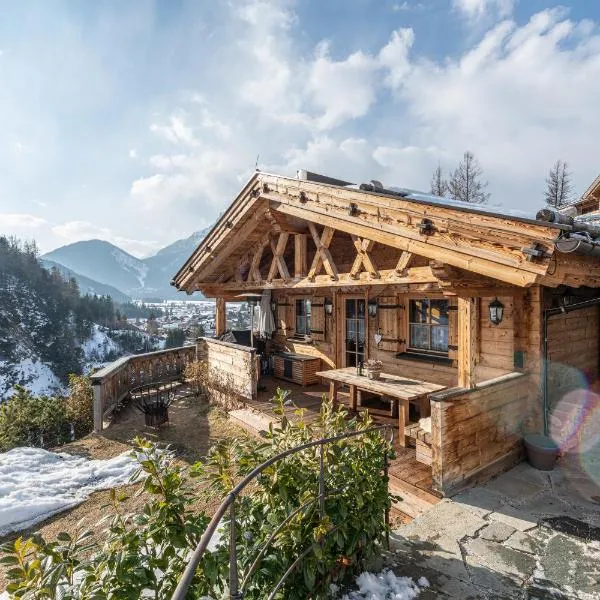 Alpe Chalets Goldener Hirsch, hotell i Scharnitz