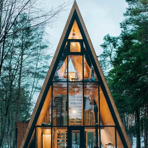 Trikampis MIŠKO NAMELIS Druskininkų centre, ξενοδοχείο σε Druskininkai