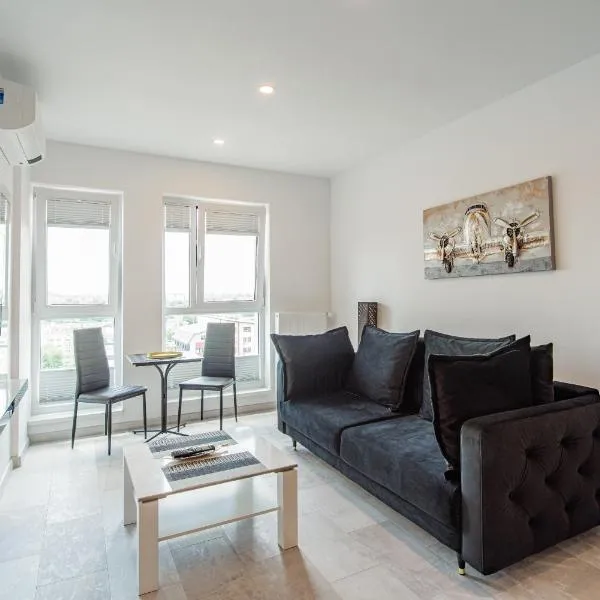 Cozy Penthousestudio Cityview W12, hotel v Bukurešti