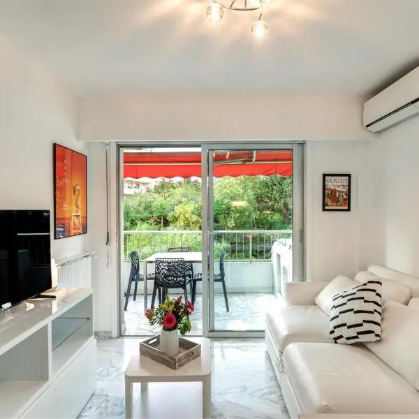 Appartement 2 pièces au calme proche Martinez avec parking privé, hotel in Cannes