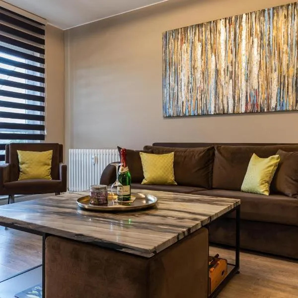 Deluxe Apartment mit Tiefgarage in Nähe Messe-BMW-Porsche-DHL-Flughafen-Flugzeugwerk der Deutsche Aircraft, hotel in Leipzig