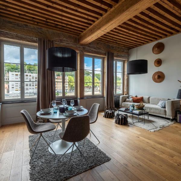 LE LOFT ETHNIC - avec jolie vue sur la Saône, Lione