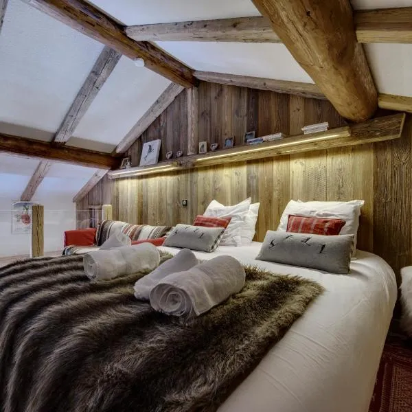 Appartement esprit chalet - splendide vue montagne à 180, hôtel à Val dʼIsère