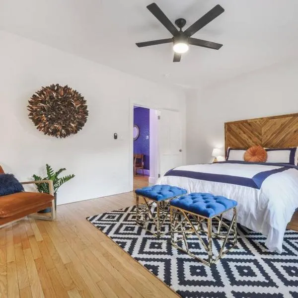 MidCentury Mod Suite, Hudson River/Mt Beacon Views, hôtel à Newburgh