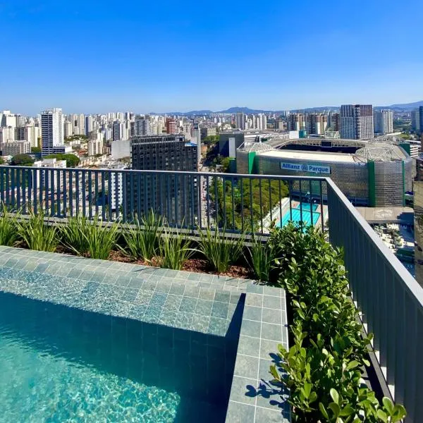 Studio moderno a 3min a pé do Allianz Parque, hotel em São Paulo