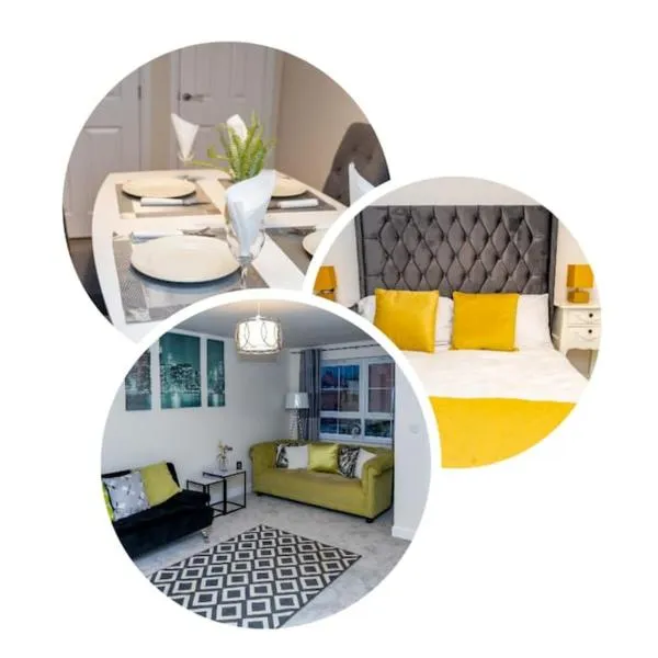 Viesnīca Cozy 3 bed Sasha house in Beeston Nottingham Notingemā