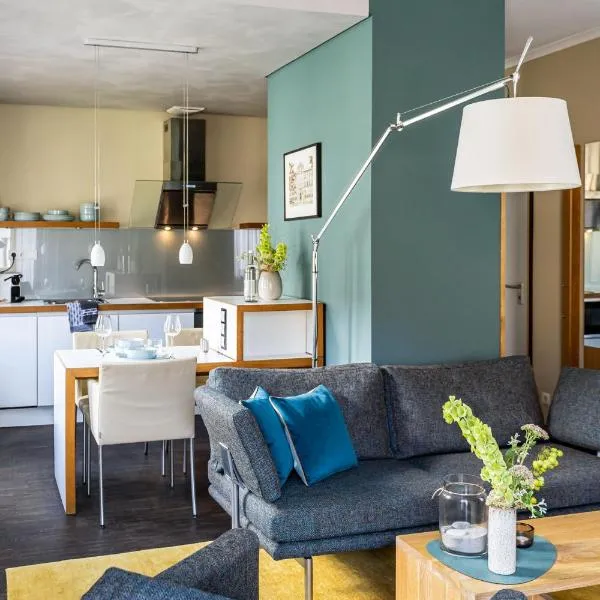 The Green Rostock Apartment Hotel，位于罗斯托克的酒店