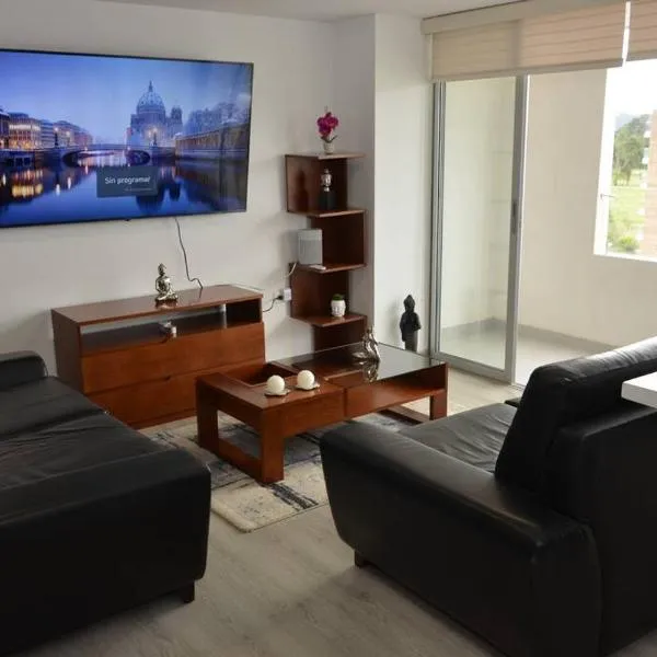 Hermoso apartamento en Paipa con vista al lago Sochagota., hotel v destinaci Paipa