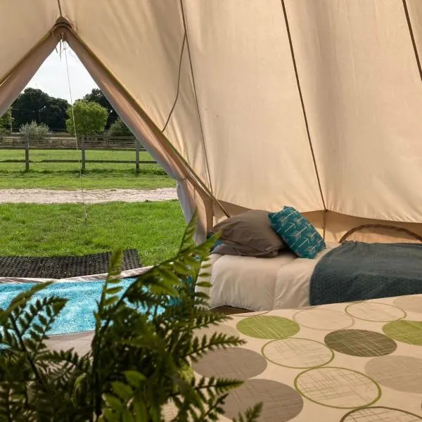 Bell Tent Village Sleeps up to 16!, hotel in Bartley