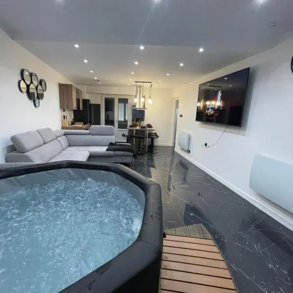 Appartement hors du commun avec son jacuzzi，貝阿恩薩利的飯店
