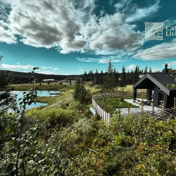 Unique cabin with fantastic lake view, sauna, ski & EV outlet, מלון בSvingvoll