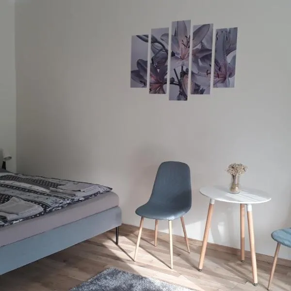 Világos, kellemes lakás, jó közlekedéssel, hotel v Budapešti