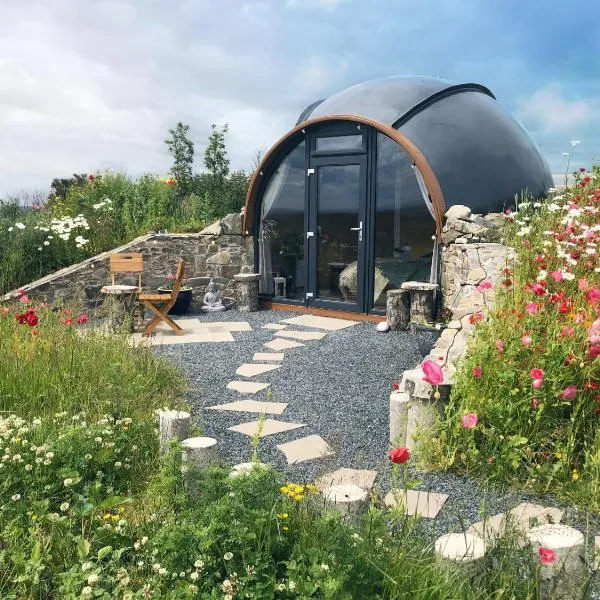 Hilltop Hideaway - Secluded pod with private hot tub, hotel in Newry
