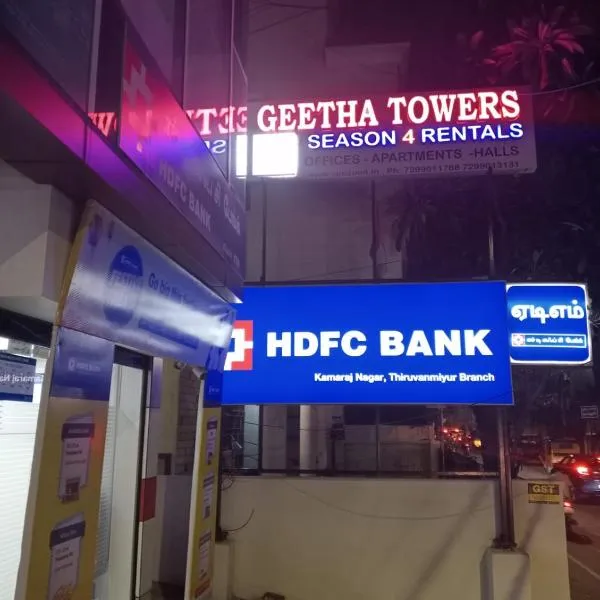 Season 4 Residences - 1BHK furnished apartments (near Apollo Proton, Tidal park), hotel in Chennai