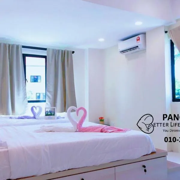 Pangkor Pasir Bogak Apartment 2Rooms 2Bathrooms near beach 6pax FREE WIFI, hotell Pangkoris